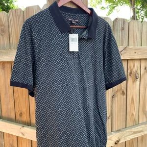 *New* Michael Kors Paisley Short-Sleeve Polo Shirt